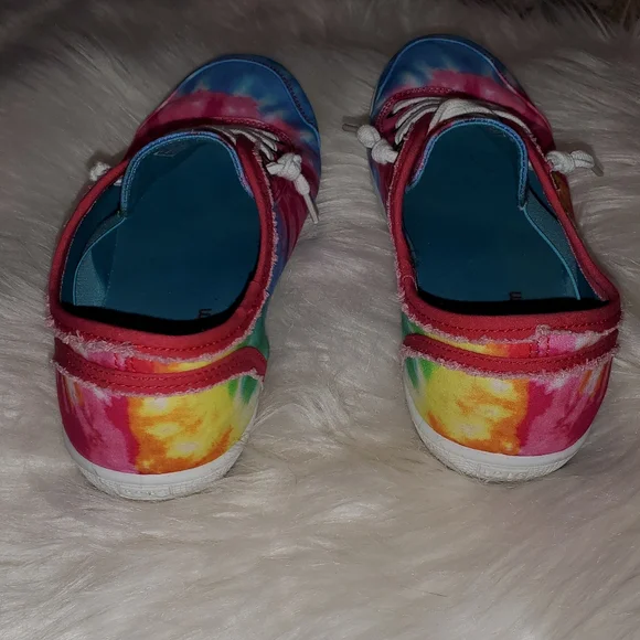 BOBS from Skechers Pink and Blue Tie-Dye Sneakers - Picture 4 of 11